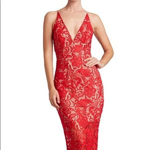 Dress the Population Marie Lace Midi